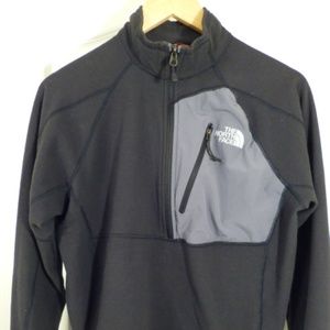 North Face quarter-zip fleece pullover (medium)